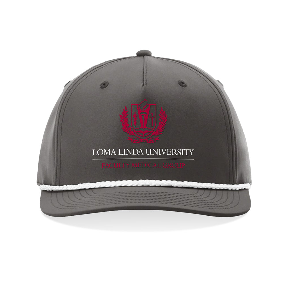 Alternate Logo Snapback Rope Hat - Dark Grey/White
