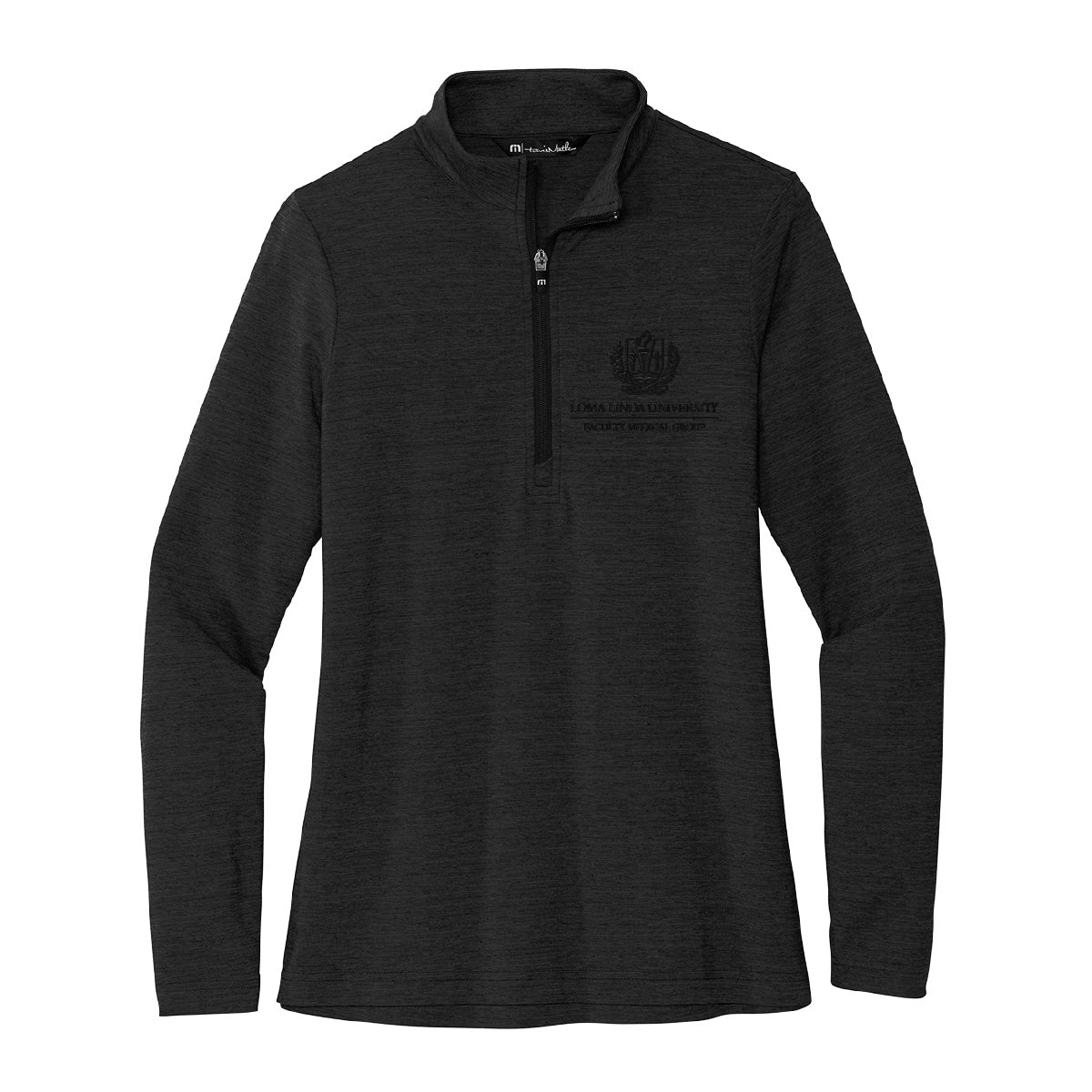 Women's TravisMathew Crestview 1/4-Zip - Blackout Series