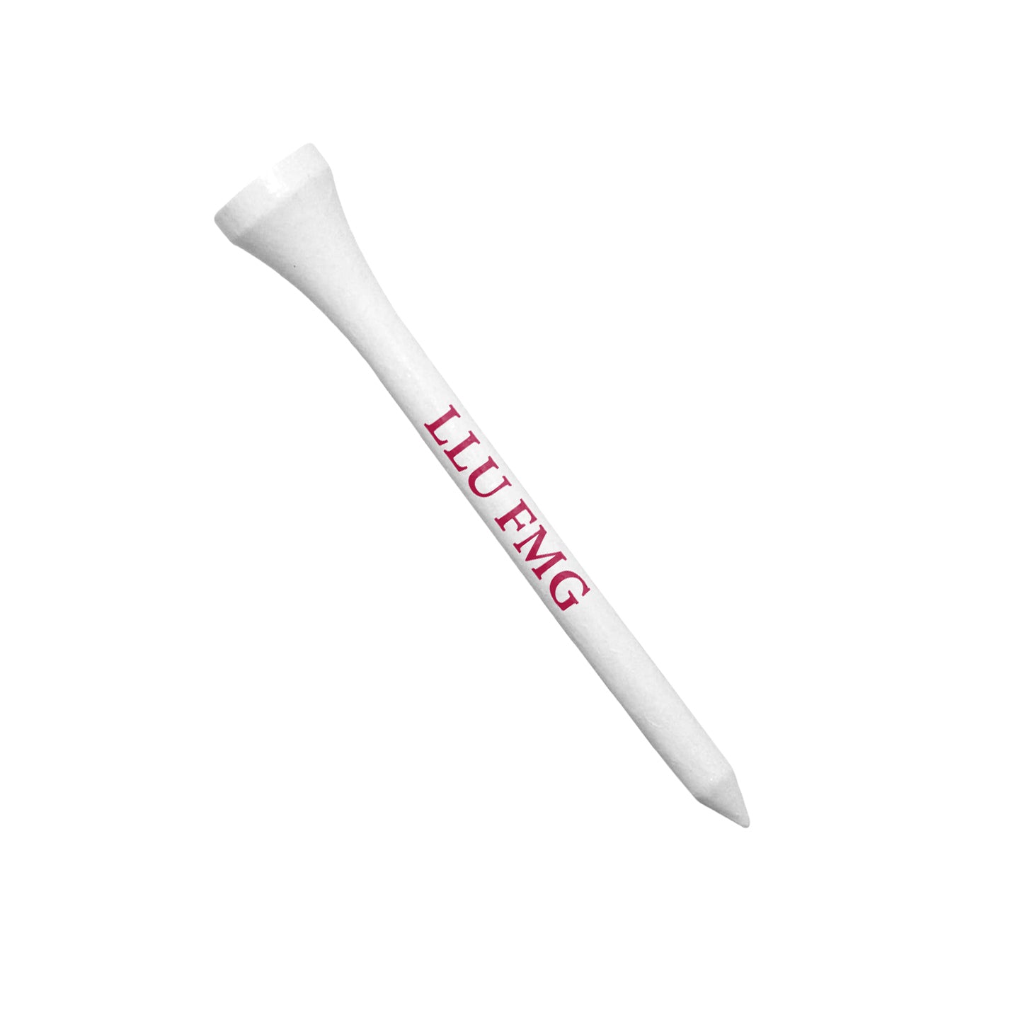 White Wood Branded Golf Tees - Pack of 50